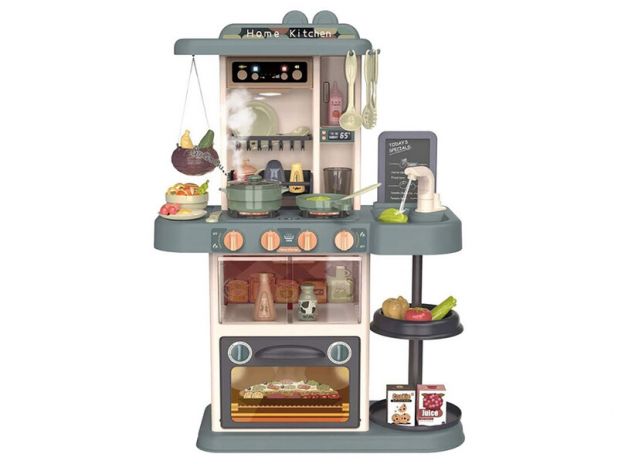 Kuchnia Z Płytą Gazową I Piekarnikiem 38 Elementów SZARA 889-185