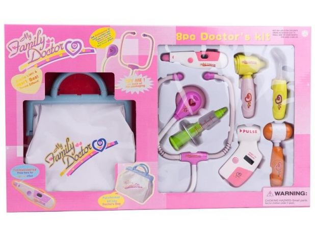 Zestaw Lekarski Doktor Torebka 8 Elementów  9921B