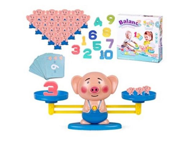 Gra Matematyczna Piggy Balance Waga Świnka YDZ-04