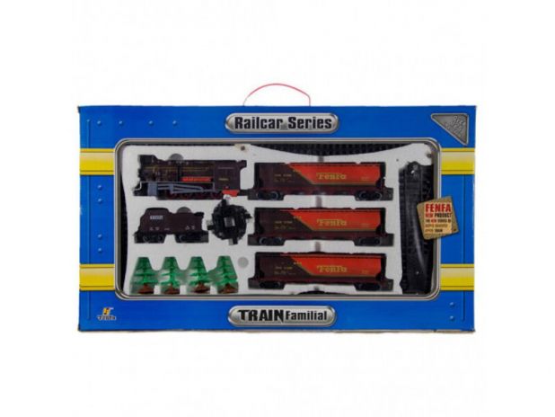 Kolejka Elektryczna Fenfa 1:87 Lokomotywa Wagony Towarowe 1601A-3A