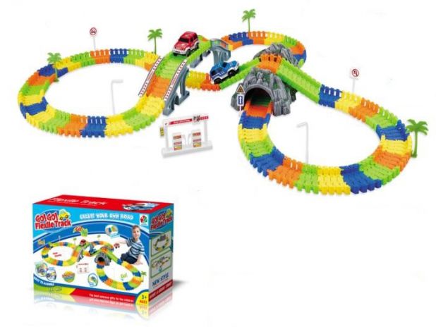 Tor Samochodowy Elastyczny 192 Elementy 238