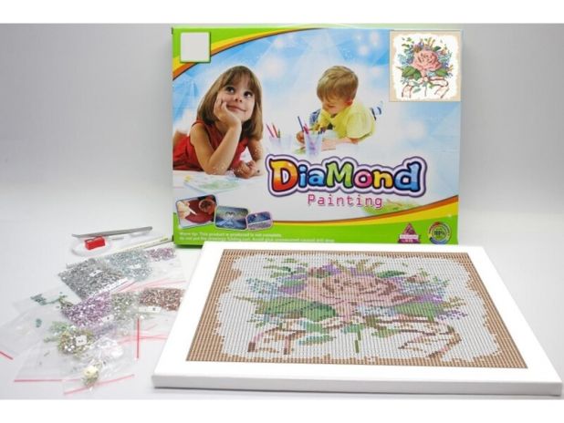 Haft Diamentowy Zestaw Do Wyklejania Diamond Painting - Bukiet 3030Z-4