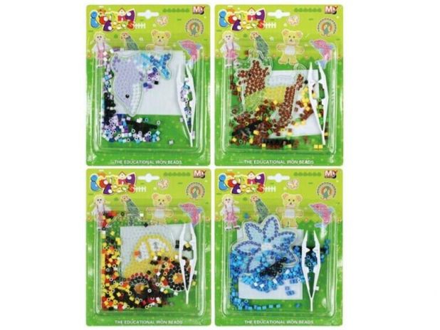 Zestaw Koralików Do Zgrzewania Prasowanka 165 Elementów 4 Wzory AT13B