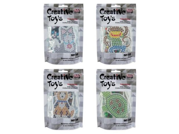 Mini Zestaw Koralików Do Zgrzewania Prasowanka 4 Wzory CT-0023D